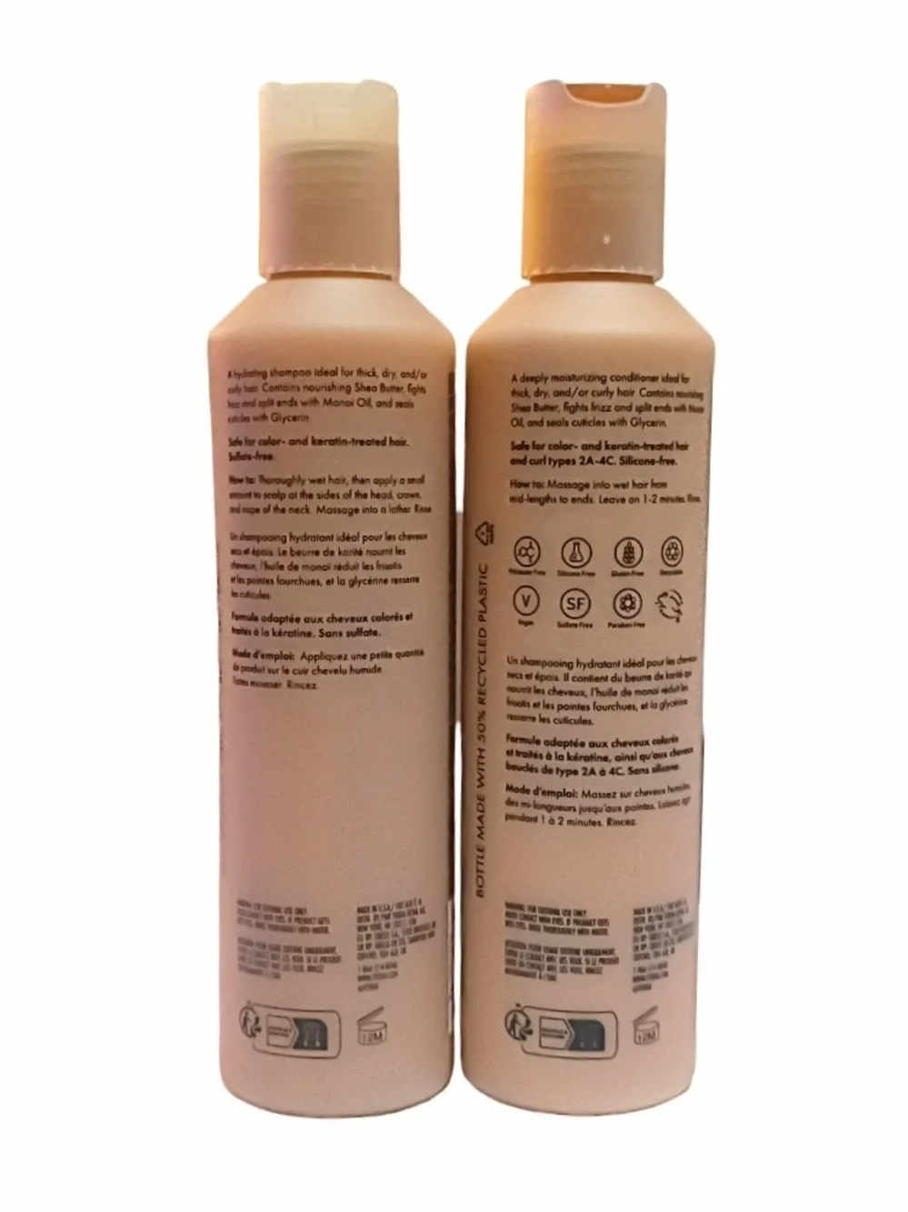 FEKKAI Shea Butter Intense Moisture Shampoo & Conditioner Duo 8.5 oz Sealed